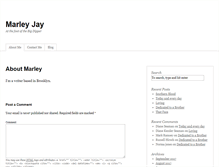Tablet Screenshot of marleyjay.com